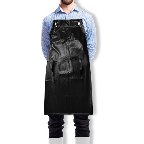 (オグランジャパン) エプロン レザーエプロン 合成皮革 ポケット付き 34563-39010 ML