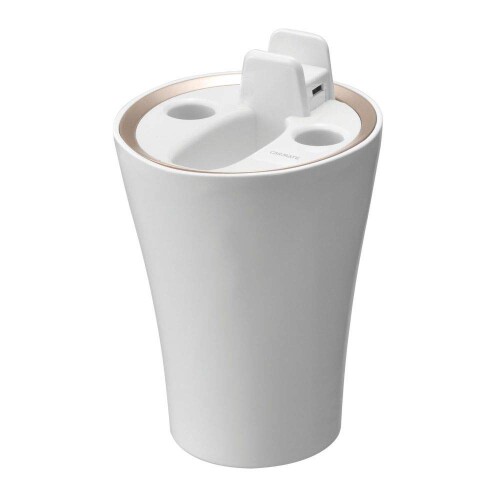 カーメイト 車用 灰皿 iQOS専用ホルダー 充電・吸殻入れ ホワイト DZ430