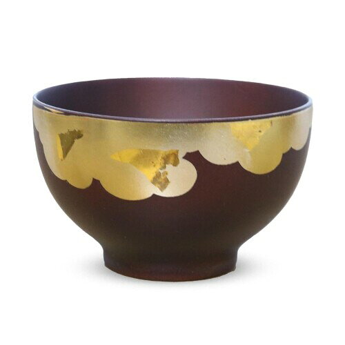 J-kitchens 木製 汁椀 モダン 大和 汁椀 ダークブラウン 雲海 Φ11 x 6.8cm Current model