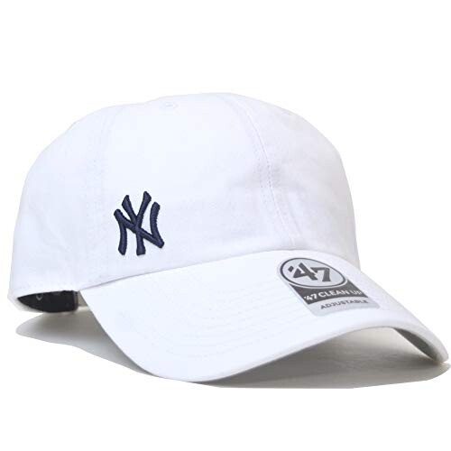 (47BRAND(tH[eBZu uh)) YANKEES SUSPENSE 47 CLEAN UP CAP Lbv WHITE ONESIZE