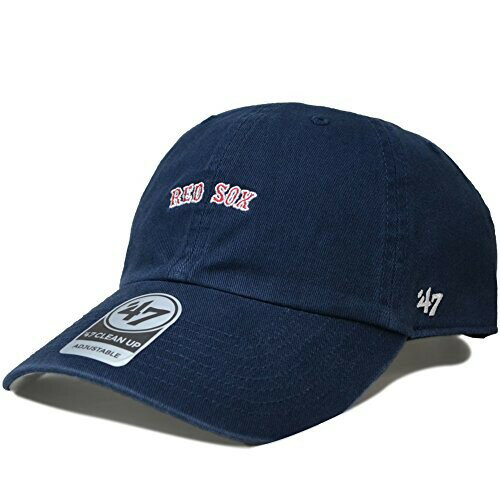 (47BRAND(tH[eBZu uh)) RED SOX BASE RUNNER SCRIPT 47 CLEAN UP CAP Lbv NAVY ONESIZE