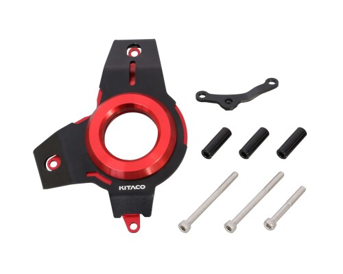 キタコ (KITACO) クランクケースカバー左側 (レッド) モンキー125(JB02)、グロム(JC61/75) 307-1300720