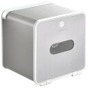 simpletome トイレットペーパーホルダー 壁掛け 棚付き 防水 接着剤 または 穴あけ 取り付け (銀色, SUS304+ABSプラスチック)