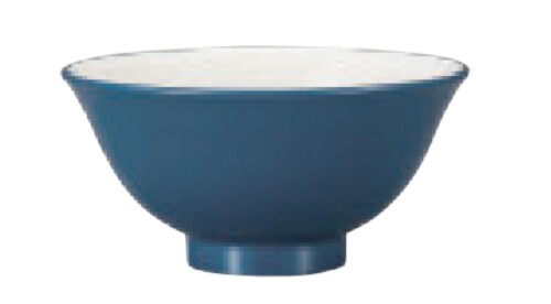 正和 蓮花 LIANHUA スープ碗 白×青藍 サイズ：約[ファイ]11.5 H5.5 52-20158-9