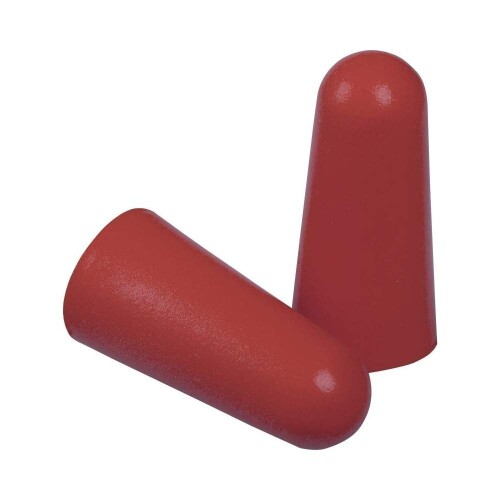 CONIC500 CONIC DISPLAY用レフィル 耳栓(イヤープラグ）使い捨てタイプ PU 500ペア 赤 SNR36dB/NRR33dB