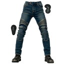 (RENHE) バイク用パンツ 冬用 メンズ ライディングパンツ 裏ボア ライダースパンツ プロテクター レーシングパンツ 厚手 ツーリングジーンズ バイクズボ...