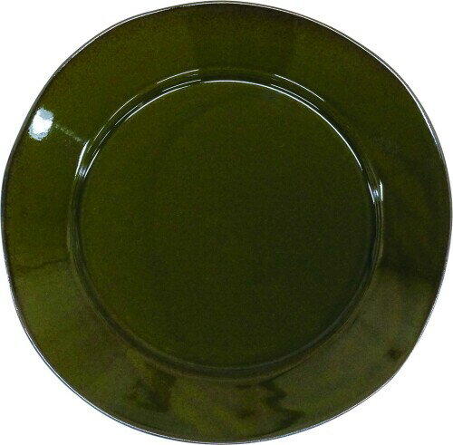 エルコミューン ラウンドプレート 23cm プレジール メイテ オリーブ 5A-CE-060