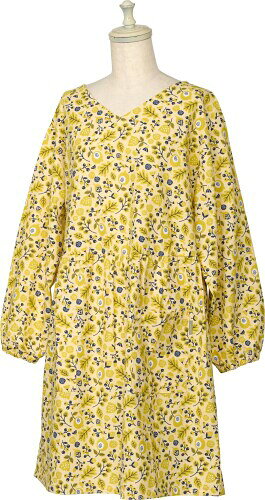 (レップ) かっぽう着 デイバイデイ レディース YELLOW サイズ：約W90 D H58