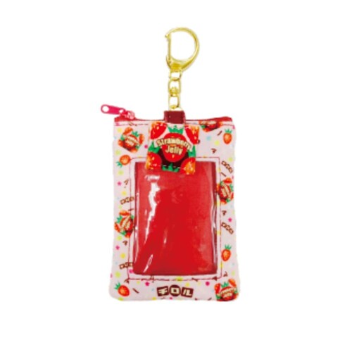 セイル チロルチョコマスコット付きポーチ いちごゼリー 約H12.5×W8.5cm 200055(PK)