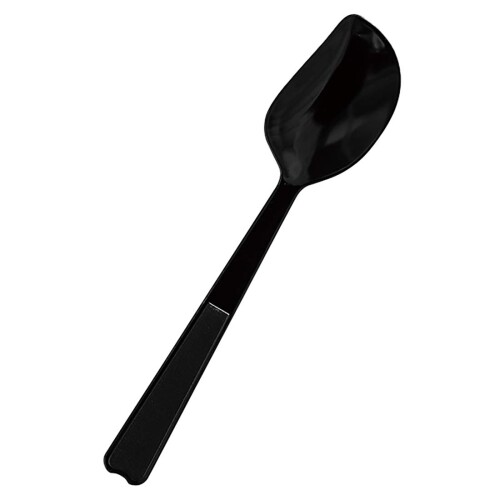 ヘッズ(Heads) 無地スプーン-1/ブラック(200本) 黒 W21×H100mm M-SNB1 200本入