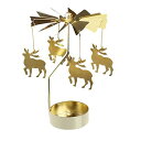 JK Home キャンドルホルダー オシャレ 回転式 ロマンチック リラックス 癒し 雰囲気 誕生日 母の日 お返し プレゼント ギフト ホワイトデー 写真小道...