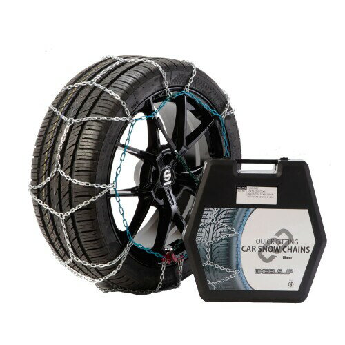 wheels(ホイールズ) タイヤチェーン 亀甲型 ジャッキアップ不要 12mm 195/70R15 (195/70/15 195-70-15 195/70-15) CBC-RV220-4