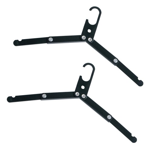 RODGERS 折りたたみハンガー アルミ素材 携帯ハンガー 旅行 ポータブル ハンガー 折り畳み式 携帯用 洗..