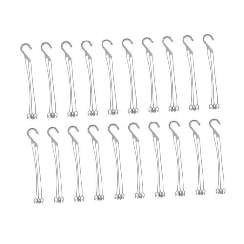 Yardwe プラントハンガーフック 50個セット 耐荷重 植木鉢吊り下げ用 屋内外対応 ガーデンフック バル..