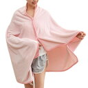 着る毛布 ひざ掛け レディース 4way ブランケット 暖かい 軽量 柔らかい ハーフケット フランネル 防寒対策 洗える 無地 オールシーズン(3)