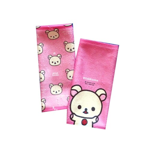 プリメモ リラックマ よだれパッド2Pセット 日本製 両面プリント 吸水速乾 コリラックマ 0か月~