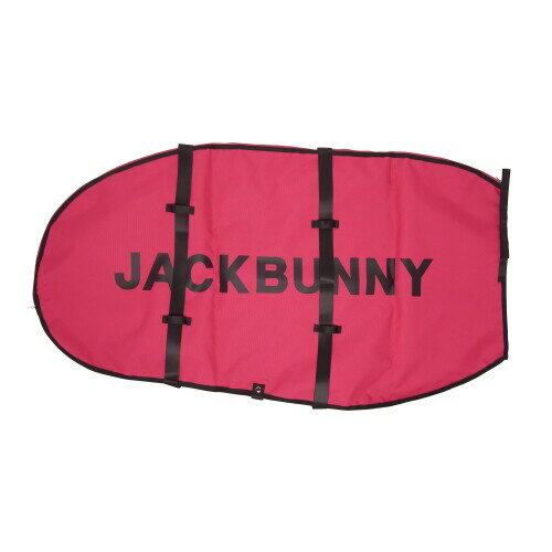 (ジャックバニー) 継続定番商品 トラベルカバー (ロゴファスナーシリーズ)(送り状ポケット付き) / ゴルフ ケース / 262-4984716 090_ピンク FR