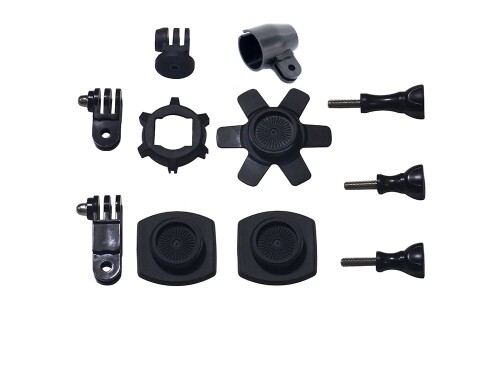 REC-MOUNTS 回転式粘着マウント タイプ1 Rotary Self-adhesive mount(接着式カーブ + 接着式フラットマウント) for パナソニック ウェアラブルカメラ HX-A1H/HX-A500用 (PS-51T1HX)