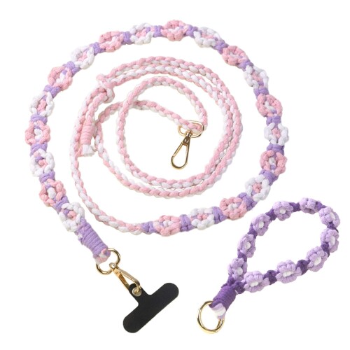 (ミラシック) スマホストラップ ホルダー 手首 ショルダー 首掛け 斜めがけ 肩掛け 首掛け 長さ調節可 ..