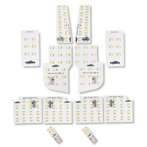 YOURS(ユアーズ) トヨタ ヴェルファイア アルファード 30系 (減光調整付き) AYH30W AGH30W AGH35W GGH30W GGH35W 専用設計 LED ルームランプセット (専用工具付) alvel-30-rl-n (2) M