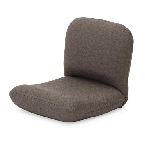 (座椅子専科) 背中を支えるタイプ専用カバー CBC313(ブラウン) 洗える 汚れ防止