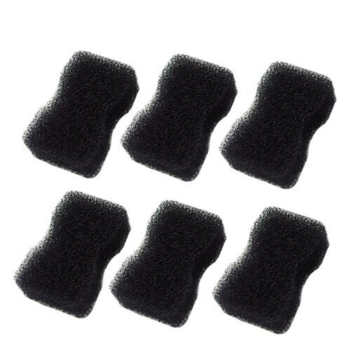 オーエ 水切れ スポンジ ブラック 約縦11.5cm×横7.3cm×高さ4cm 水切れがいい キッチンスポンジ 長持ち ..