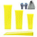 伐採用クサビ 林業用 伐採 くさび 3個セット 伐倒 オジレン 楔15cm+20cm+25cm 薪割り用 保護手袋+収納袋付き チェーンソーアクセサリー