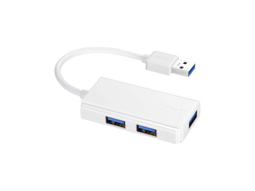バッファロー BUFFALO USB3.0 バスパワー 3ポートハブ ホワイト コンパクトモデル BSH3U105U3WH