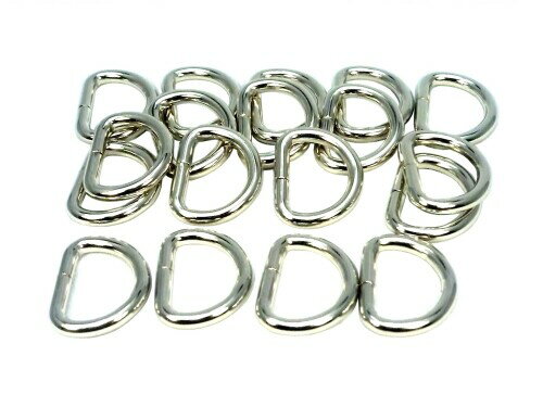 イチネンアクセス ファミリーツール(FAMILY TOOL) Dカン (線径2mm 内幅15mm) シルバー 50個入 56408