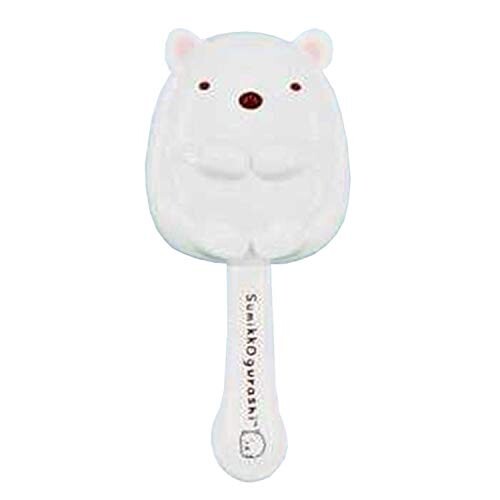 ユニック スミッコグラシ ダイカットヘアーブラシ シロクマ サイズ：約W8 D3.5 H17.5 SG-0012WB