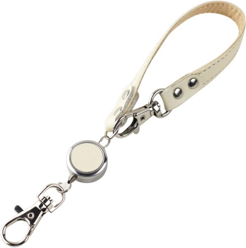 スリップオン(Slip-On) ノワールリール付きマルチストラップAL ホワイト A-NSL-1802 本革 レザー 伸びる