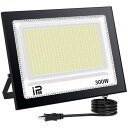 TANKAO 投光器 led 屋外 100v 灯光器 作業灯 外灯 6500K IP66 工事用ライト ledライト 屋外用 屋内 野外 防水 看板灯 集魚灯 ...