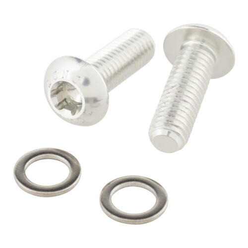 ケーシーエヌシー(KCNC) 自転車 アルミ ボトルケージ トルクススクリュー ボトルケージ用ボルト 2PCS シルバー