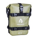 ARMOURAIN エンジンガードバッグ 防水 6L バイク サイドバックショルダーストラップ付きサイドバッグ バイク用ライディングツール アクセサリー (PVC アーミーグリーン)