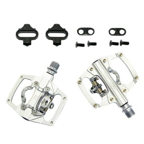 KCNC KPED09 Lightweight MTB Clipless Platform Pedals, Silver, KPED09-CR-S, SK2120