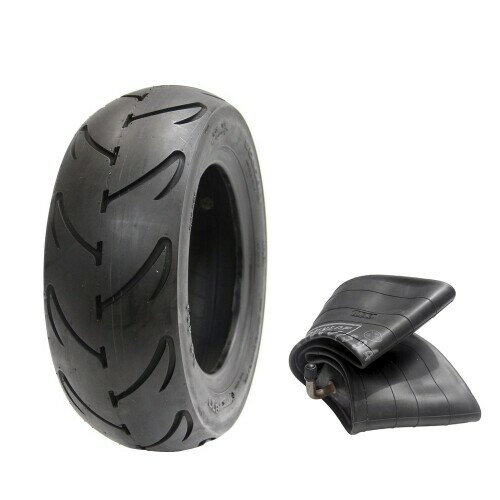 ステディ(steady) バイクタイヤ 8インチワイドタイヤ/B77(バナナ) セット品 SET-B77-120-T