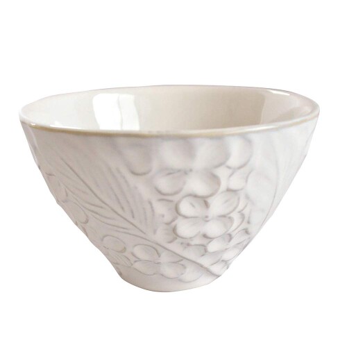 美濃焼 フルール ボウル S ミルキーホワイト K14215