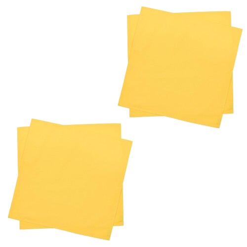 スタイルデコール(STYLE Decor) テーブルナプキン/トーション 4枚セット シトロンイエロー 布巾 ふきん ナフキン カラーナプキン 厚手 食器拭き W5103102