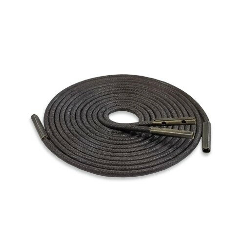 革靴ビジネスシューズ ブーツ用 高級ロー引き靴ひも金属チップ付き