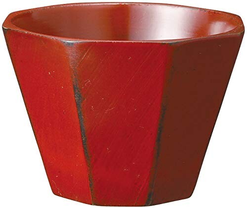 阿瀬真三商店 おちょこ ぐいのみ 八角 根来 F2103 ブラウン