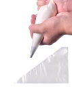 Vitalux 使い捨て絞り袋 100枚入 製菓用 生クリーム チョコレート デコレーション用 PEポリエチレン 小型 ケーキ デザート 自由にDIYできる (...