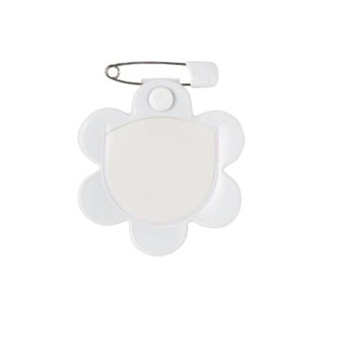 西敬 梅型名札 10個入 白 K-17W