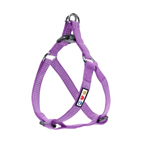 Pawtitas Reflective Dog Harness S Orchid ポーティタスペット反射犬のハーネス反射ベストハーネスコンフォートコントロールトレーニングあなたの子犬ハーネス/犬ハーネスを歩く小さい 紫色の…