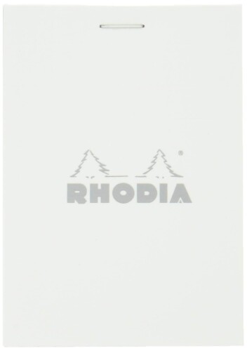 RHODIA(ロディア) メモ帳 No.11 (A7) 80枚 方眼罫 撥水カバー ミシン目入 PEFC認証取得 ホワイトRHODIA..