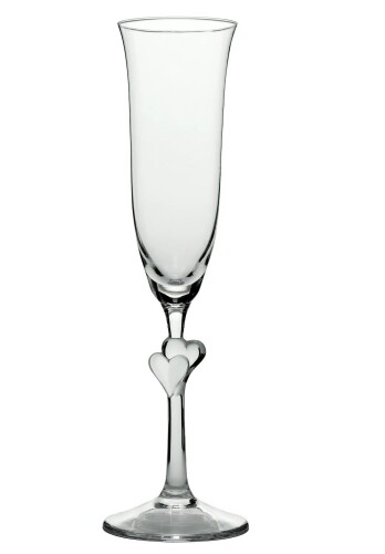 stolzle Stolzle シャンパングラス 「ラムール ハート」 ペア レッドハート