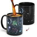 MUGKISS 加熱変色 12星座 コーヒーマグカップ 誕生日・クリスマスプレゼント 男性 彼氏 夫 宇宙 星 惑星 ギフト