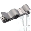 VICHE CATT シャワーフック シャワーヘッドホルダー シャワー ホルダー 高さ調整フリー 交換用 20-29mm対応 (ガンメタ)