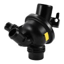HOPESPANNER BMWに対応 530i 2012-2013BMWに対応 740i 2010-2012用の耐久性のある黒色エンジン冷却サーモスタットハウジングアセンブリプラスチック1個