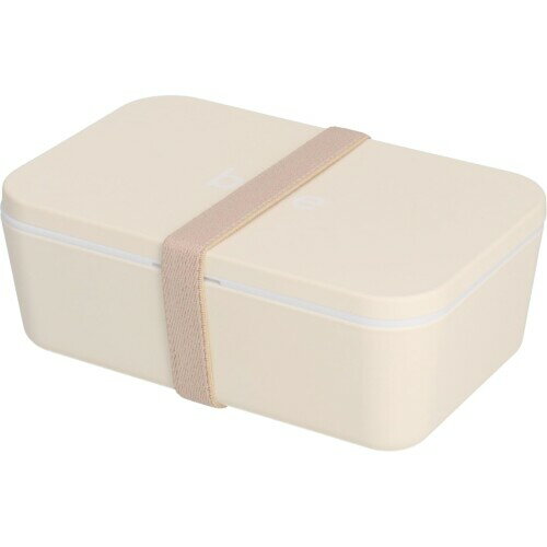 山中塗 弁当箱 ランチボックス 1段 600ml レンジ対応 食洗機対応 女性 男性 bitie シンプル IV (アイボリー) 日本製 C18089-3