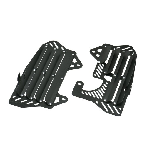 ジータレーシング(ZETA RACING) CRF1000L/DCT(2016-2019年式)対応 ラジエターコアガード ホンダ アフリカツイン アルミ合金製ダートフリーク DIRTFREAK F4059(旧品番:ZE52-3010)